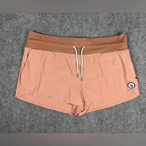 Vuori Clementine Athletic Shorts Pink Built-In Liner Drawstring